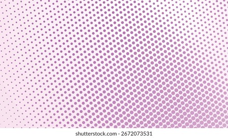 Lavender Purple Halftone Abstract Background with Gradient Dots Pattern for Modern Digital Design