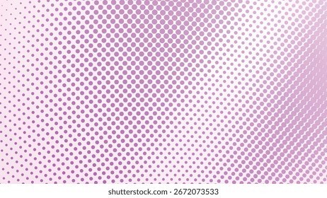 Fondo Abstractas de semitono púrpura lavanda con patrón de puntos degradados para diseño digital moderno