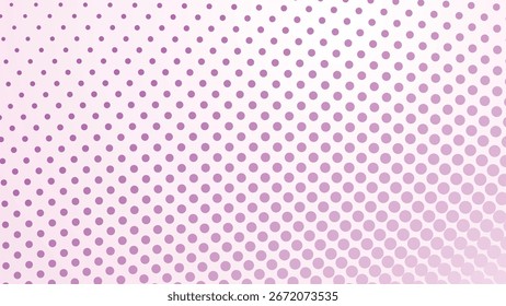 Fondo Abstractas de semitono púrpura lavanda con patrón de puntos degradados para diseño digital moderno