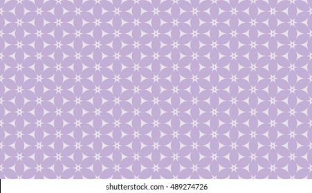 Lavender purple seamless floral pattern vector