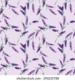 Lavender Seamless Pattern