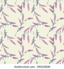 Lavender seamless pattern