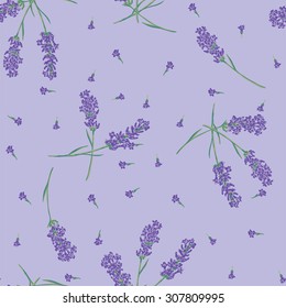 lavender seamless with pattern