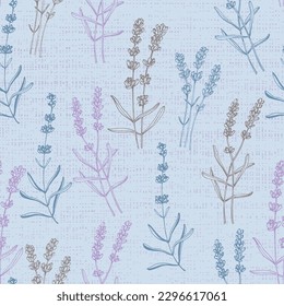 Lavender seamless pattern. Seamless pattern for fabric, paper and other printing and web projects.