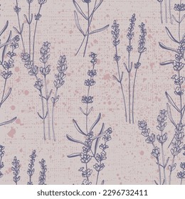 Lavender seamless pattern. Seamless pattern for fabric, paper and other printing and web projects.