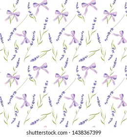Lavender seamless pattern, provence texture