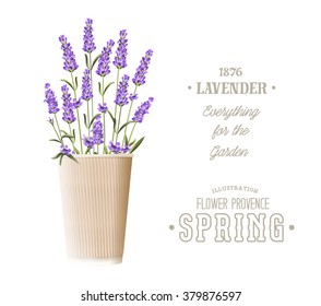 Lavender sign label