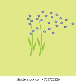 Lavender Spring Vector Design symbol