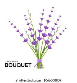 lavender vector illustration symbol object. Flat icon style concept design