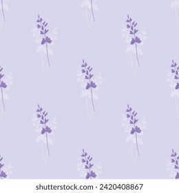 Lavender watercolor seamless pattern design. Can use for print, templates, fabric, presentation, textile, banner, poster, wallpaper, digital paper, scrapbook, instant download