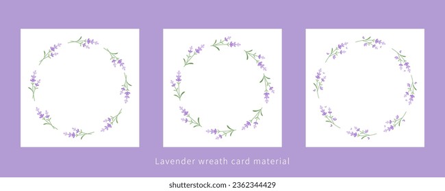 Lavendel-Vektormaterial für die Karte	