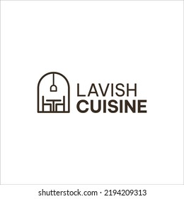 Lavish Cuisine Restaurant Logo Design