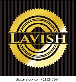 Lavish gold shiny emblem