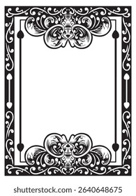 Lavish Look Ornamental Border Decorative Vector