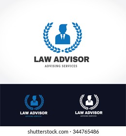 Law Advisor Logo Template 