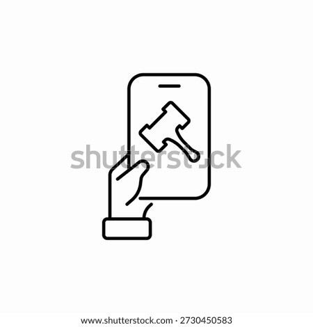 law application icon sign vector