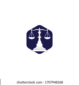 Law and Attorney Logo Design. Law firm and office vector logo design.	