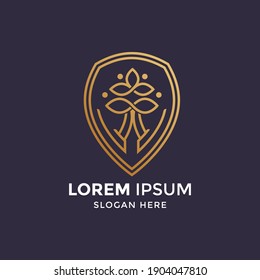 law and attorney logo. legal logo. luxury law logo. suitable for your company