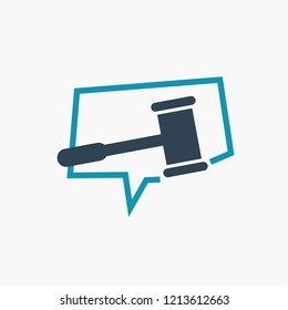 Law and attorney logo template