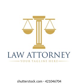 Law and Attorney Logo Template 
