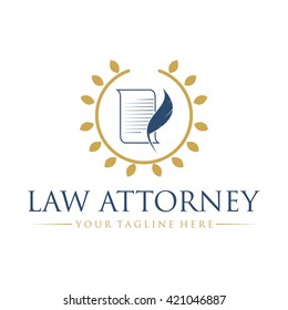 Law and Attorney Logo Template 
