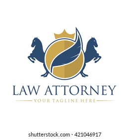 Law and Attorney Logo Template 
