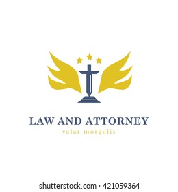 Law and Attorney Logo Template 
