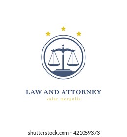 Law and Attorney Logo Template 
