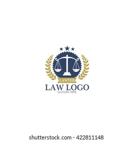  Law and Attorney Logo Template 
