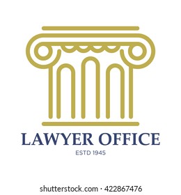 Law and Attorney Logo Template 