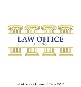 Law and Attorney Logo Template 