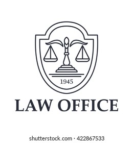 Law and Attorney Logo Template 