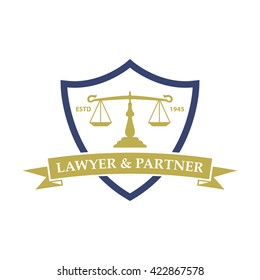 Law and Attorney Logo Template 