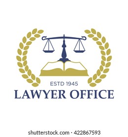 Law and Attorney Logo Template 