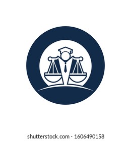 Law and Attorney Logo Template. Vector Law Firm,Law Office, Lawyer services, Vector logo template.