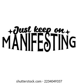 Law of attraction Quotes Typography Black and White 