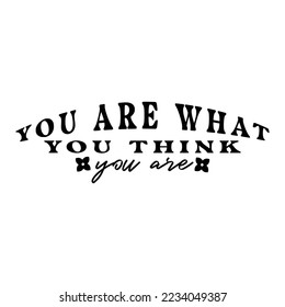 Law of attraction Quotes Typography Black and White 
