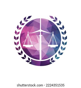 Law Balance And Attorney Monogram Logo Design. Balance logo design related to attorney, law firm or lawyers.
