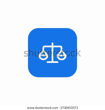 law balance icon sign vector