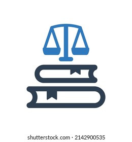 Law Book Icon - Constitution Icon