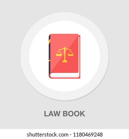 law book icon - judge icon - legal sign - judgment illustration