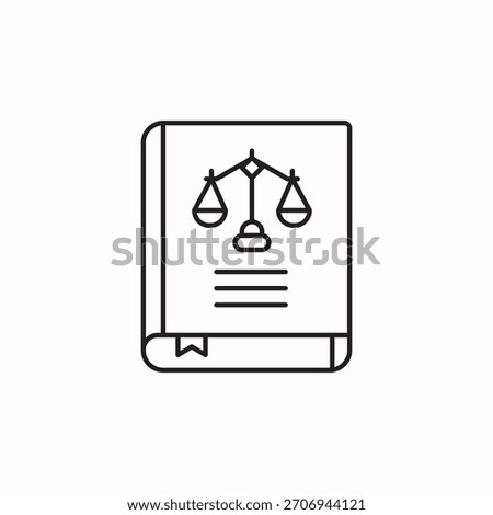 law book icon sign vector