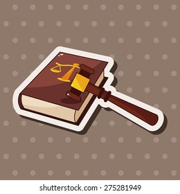law book theme elements
