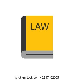 law book vector icon court lawyer