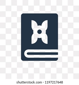 Law book vector icon isolated on transparent background, Law book transparency concept can be used web and mobile