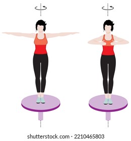 Law Of Conservation Of Angular Momentum On The Platform