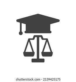 Law Degree Icon -law Education Icon