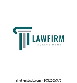 law design logo template