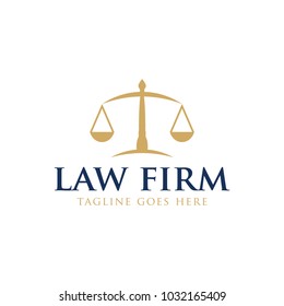 Law Design Logo Template Stock Vector (Royalty Free) 1032165409 ...