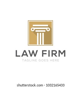 law design logo template